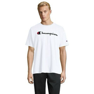 Champion GT280 Classic Jersey Graphic Tee, Size M - White